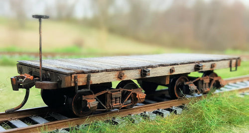 24-Foot Flatcar in HO scale